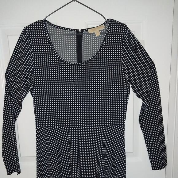 Michael Kors fit and flare stretch jersey dress SZ M - Picture 1 of 4